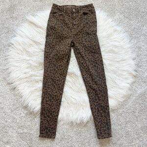 American Eagle leopard Jeans